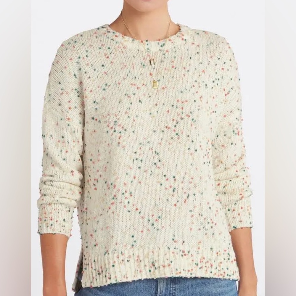 Pink Clover Speckled Knit Sweater - 1x